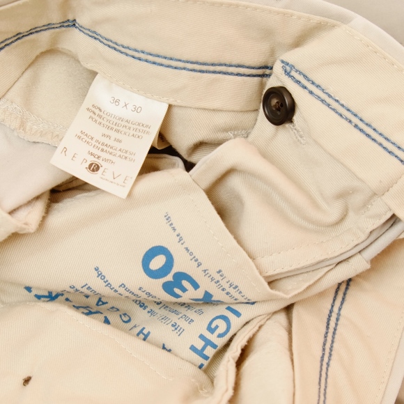 Hagger Life Khaki Mens Pants 36x30 Tan Cotton - Picture 5 of 6